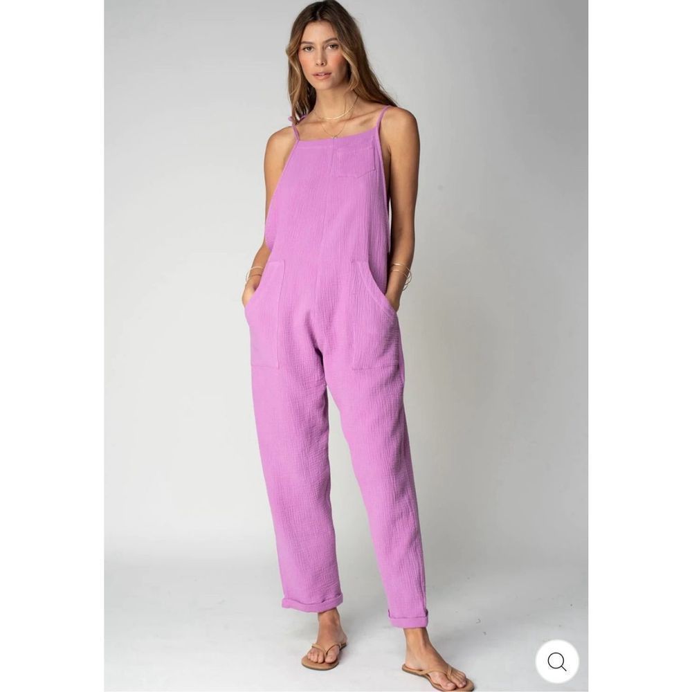 Stillwater Some Beachy Overalls Orchid Size M - Picture 1 of 12